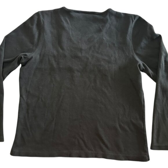 Liz Claiborne Candy Cane Long Sleeve T Shirt Women's Size M​​​​ - Picture 4 of 5